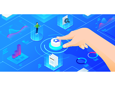 What’s New in Hubstaff: September 2018 arm blue button clients dashboard hand hologram hubstaff invoices isometric reports time timetracking tracking