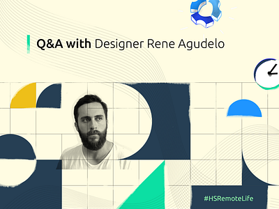 Q&A Rene Agudelo app bogota branding colombia design hubstaff illustration logo remote remote work uidesign ux