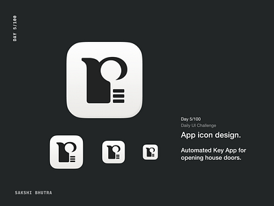 Automated Key App Logo app appicon automatedkeyapp dailyui dailyui005 dailyuiday4 design logo ui ux