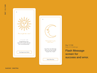 Flash Message 011 app dailyui dailyui011 design flashmessage therapyscreen ui ux
