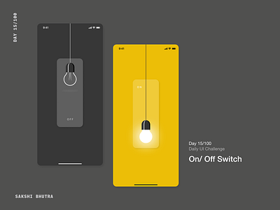 On/Off Switch 015 app daily015 dailyui design onoffswitch ui ux