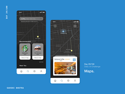 Maps 029 app coffeesearch dailyui dailyui029 design maps ui ux
