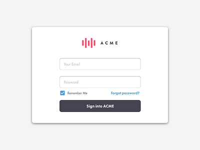 Daily UI 01 - Sign On dailyui log on sign in sign on
