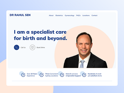 Doctor Website Design