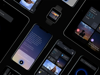 My Alexa alexa app artificial intelligence branding debuts design empathic design first shot human experience interaction design mobile app design my alexa smart home ui ui design ux visual design voice assistant