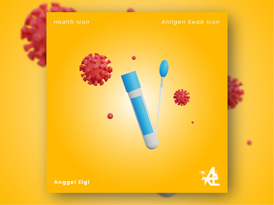 3d Health icon antigen swab