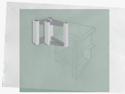 Work Bench d2 animation furniture illustrator plan prototype
