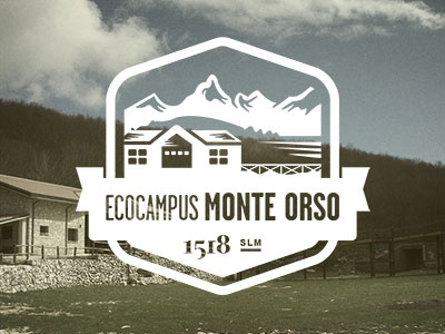 Ecocampus Monte Orso campus eco icon italy logo montagna mountain nature retreat