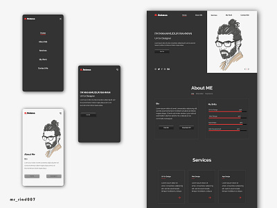 Personal Portfolio - Concept UI Design
