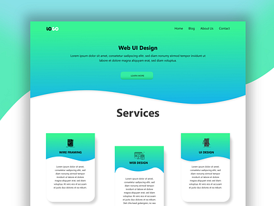 Web Design- Landing Page UI