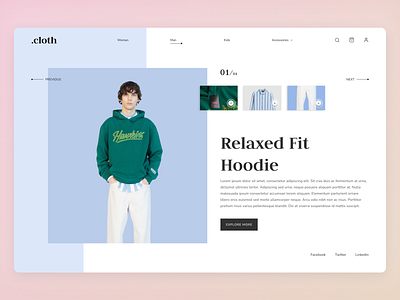 .cloth- Clothing Store Web UI .cloth branding cloth cloth store clothing ecommerce clothing ecommerce website clothing store web ui concept design ecommerce ecommerce website fashion website ui ui design web design web ui website