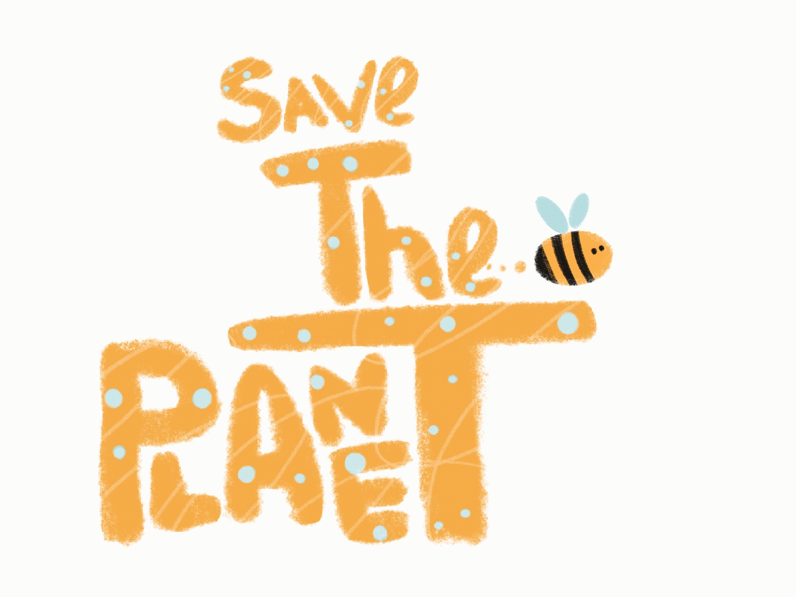 Save the planet 🐝 animation branding charactersdesign childrensbookillustrator cute design ecology graphic design illustration illustrator logo motion graphics nature ui