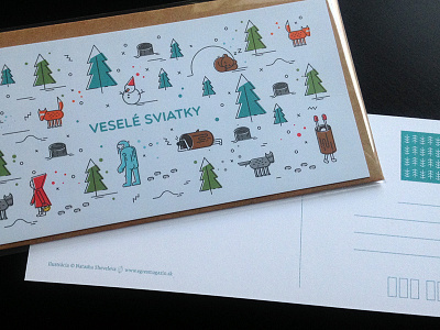 Winter cards are ready! art christmas illustration line lineart newyear winter