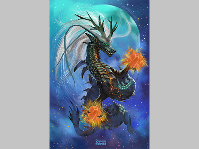 Dragon 3d animation branding design digital art digital illustration digital painting fantasy graphic design illustration logo motion graphics vector