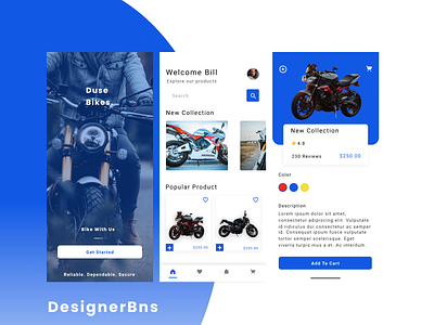 Bike App UI