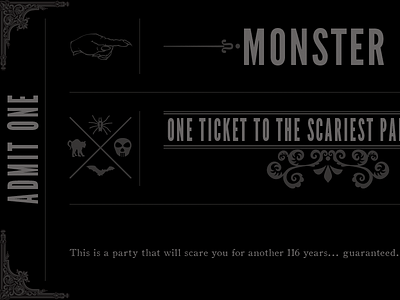 Monster Mash Ticket