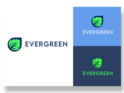Evergreen minimal logo design