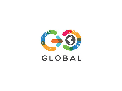 GO GLOBAL logo logo mark logotype mark type