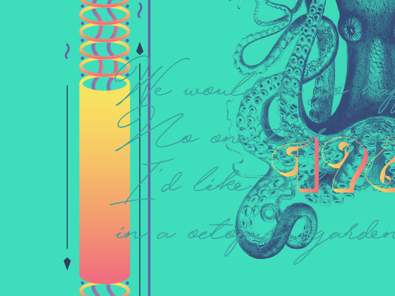Octopus S Garden Lyrics Poster By Matthew Mcghan On Dribbble