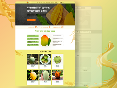 Mango E-commerce Landing Page