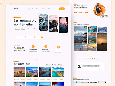 Explore Travel Agency- Landing Page