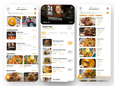 Food Delivery App Design