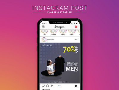 Social Media Post branding graphic design ui