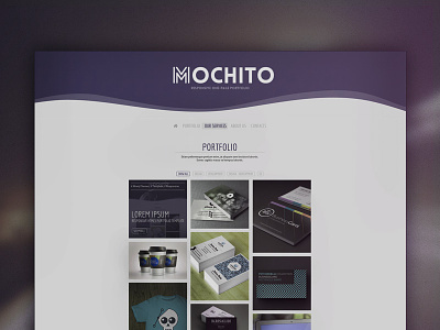 Mochito - One Page Portfolio bootstrap clean creative modern one page parallax portfolio professional responsive retina showcase