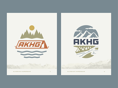 Alaskan Hardgear - Apparel Graphics alaskan camp camping explore illustration nature outdoor outdoors vector