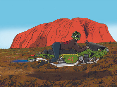 ULURU arte concept design ficção illustration uluru