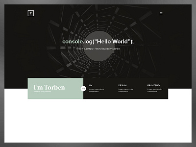 Early mockup - Portfolio mockup portfolio torben