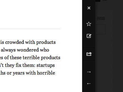 Reader article icons reader web