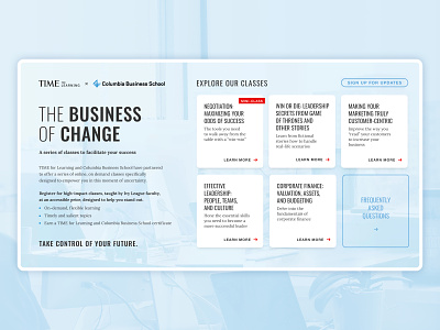 The Business of Change branding design ui ux web website website concept website design