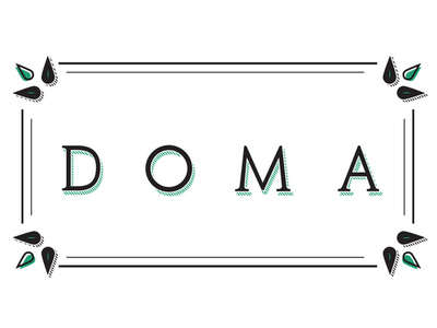 Doma - Logo branding branding design design illustration logo logo design typography vector