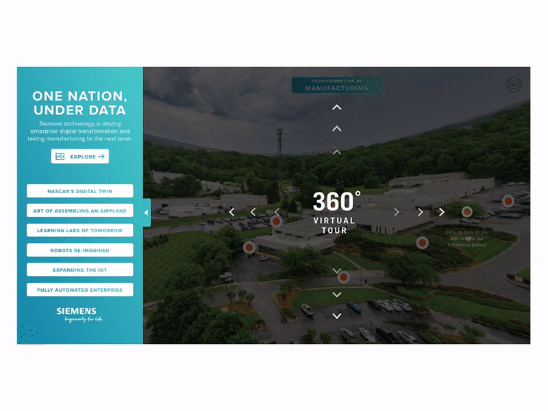 One Nation, Under Data - Loading Screen design interaction design ui ux ux animation web website website design