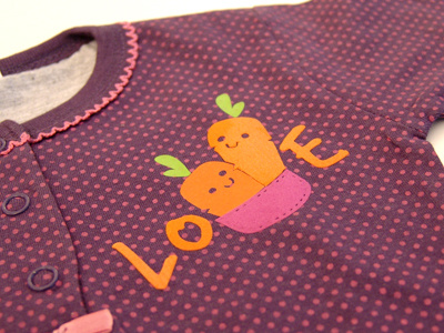 Alles koek en ei shirt for Lotte flex flock print shirt