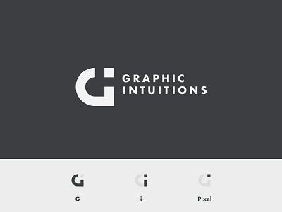 Gi rebrand g graphic i icon logo logomark minimal pixel web