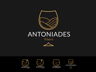 Winery Logo branding design freelance graphic design logo vector wine winery