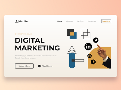 Digital Marketing Agency - UX/UI Web Design
