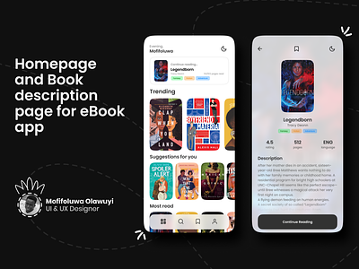 eBook app (Light mode)