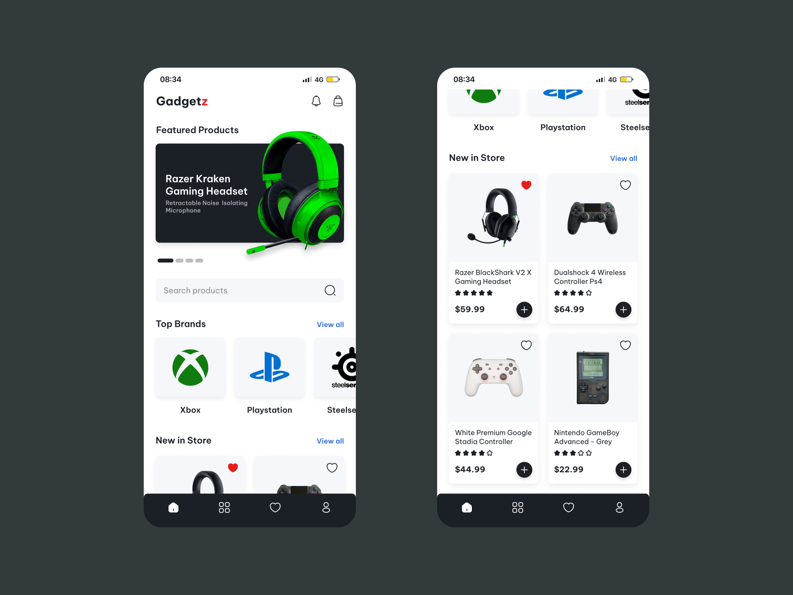 Gaming Accessory Ecommerce App by Bobola Adeniyi on Dribbble