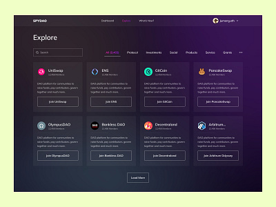 DAO Platform blockchain connect dao dashboard wallet web app web3