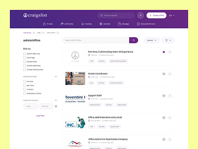 Craigslist UI Redesign