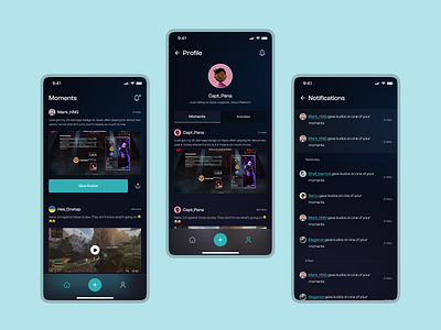 Moments App UI/UX