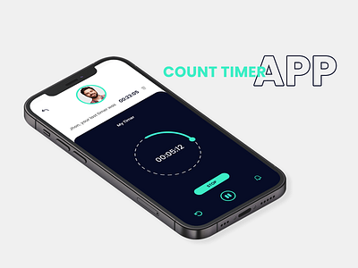 Count Timer App Design app appdesign branding designer graphic design gymapp ios training ui ux webdesign