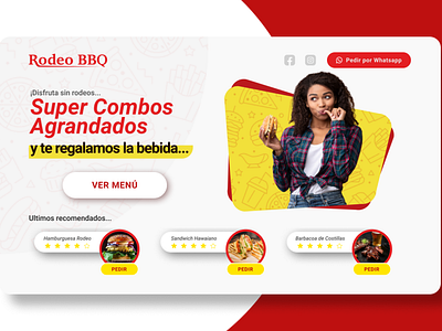 Home Rodeo BBQ Restaurant app branding design graphic design illustration logo ui ux vector