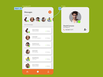 Messaging App Design UI