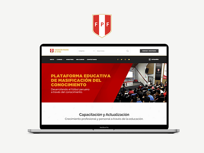 Diseño Web - Plataforma Elearning FPF appweb branding design elearning ui ux web