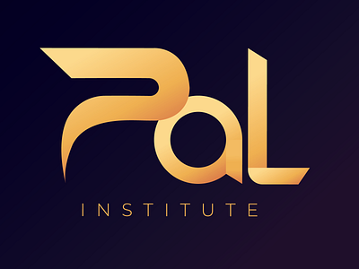 Pal Institute Logo 01 app branding design graphic design icon illustration illustrator logo minimal ui