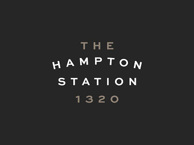 Hampton Station badge branding colors dapper ink icon new building new location new year new you